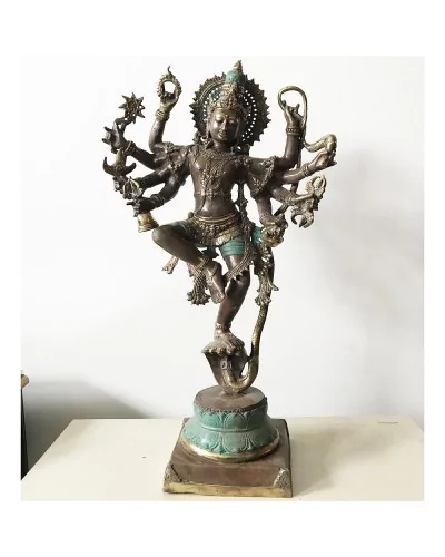 Statue de Shiva en bronze