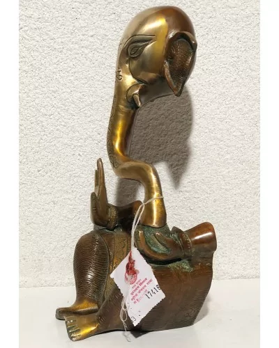 Ganesh stylisé en bronze - H:30cm 