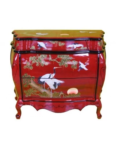 Commode laquée chinoise - meubles chinois laqués