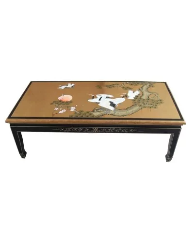 Table de salon chinoise laquée - meuble chinois laqué